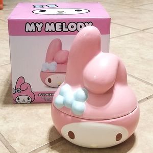 Bioworld Sanrio My Melody Sculpted Ceramic Candy Bowl With Lid